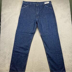 Bulwark FR Jeans Mens 40x34 Blue Denim Flame Resistant Work Wear Straight Casual